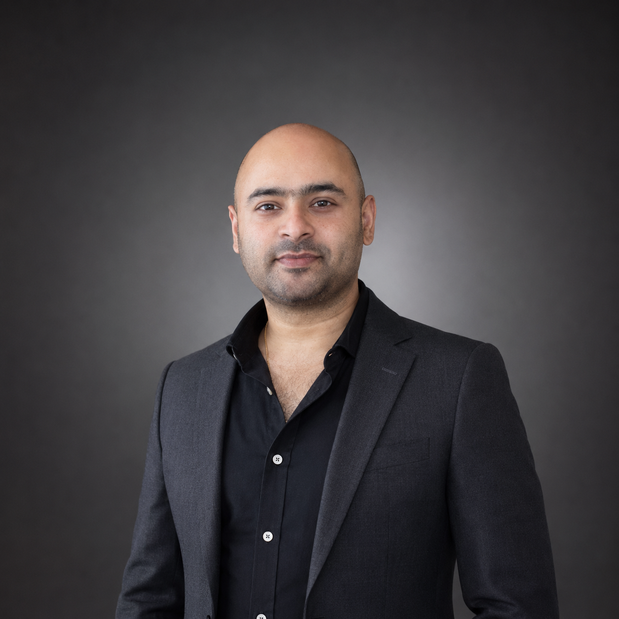 Abhishek, founder of Audio Dynamics, in the Experience Center