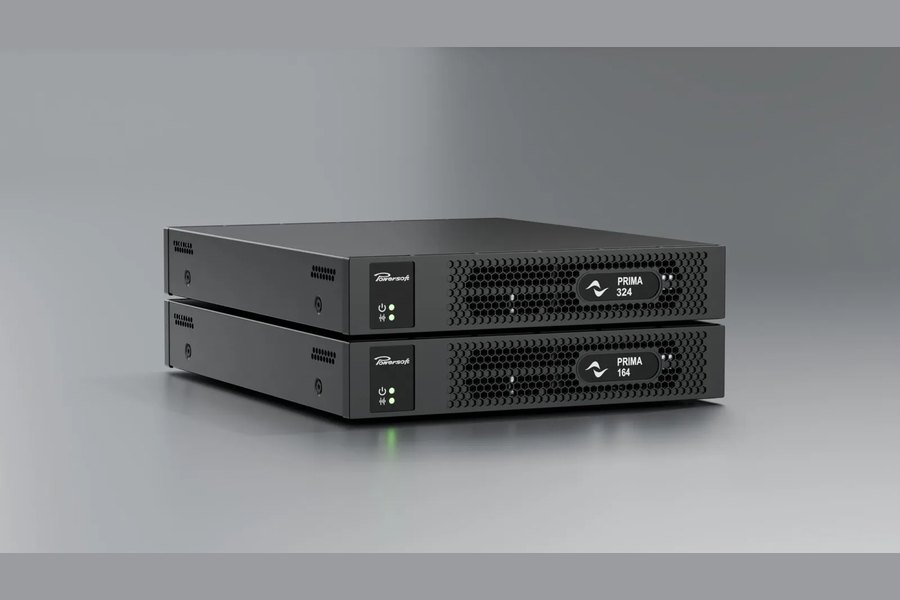 Powersoft PRIMA Series amplifiers stacked
