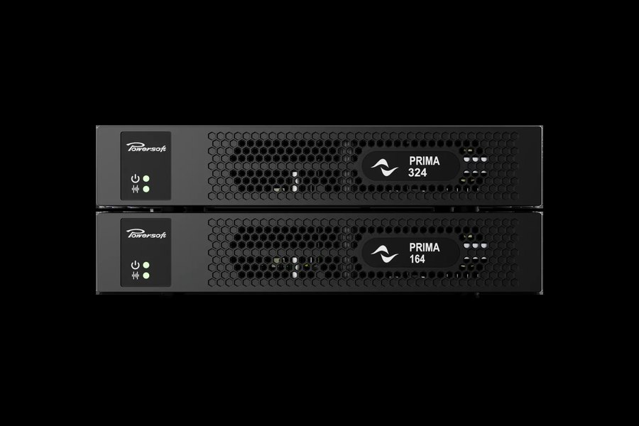 Powersoft PRIMA 164 and PRIMA 324 half-rack install amplifiers
