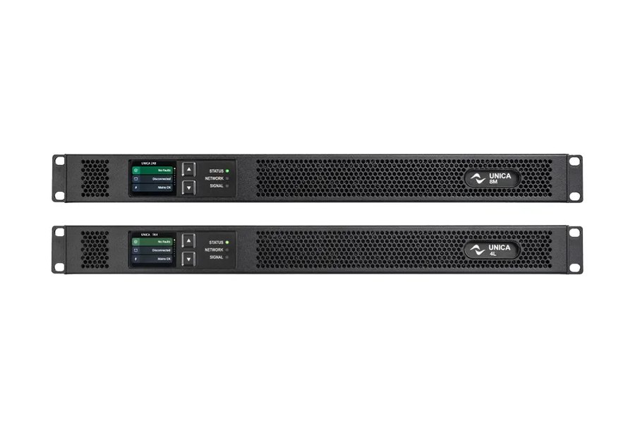 Powersoft UNICA 8M and 4L amplifiers
