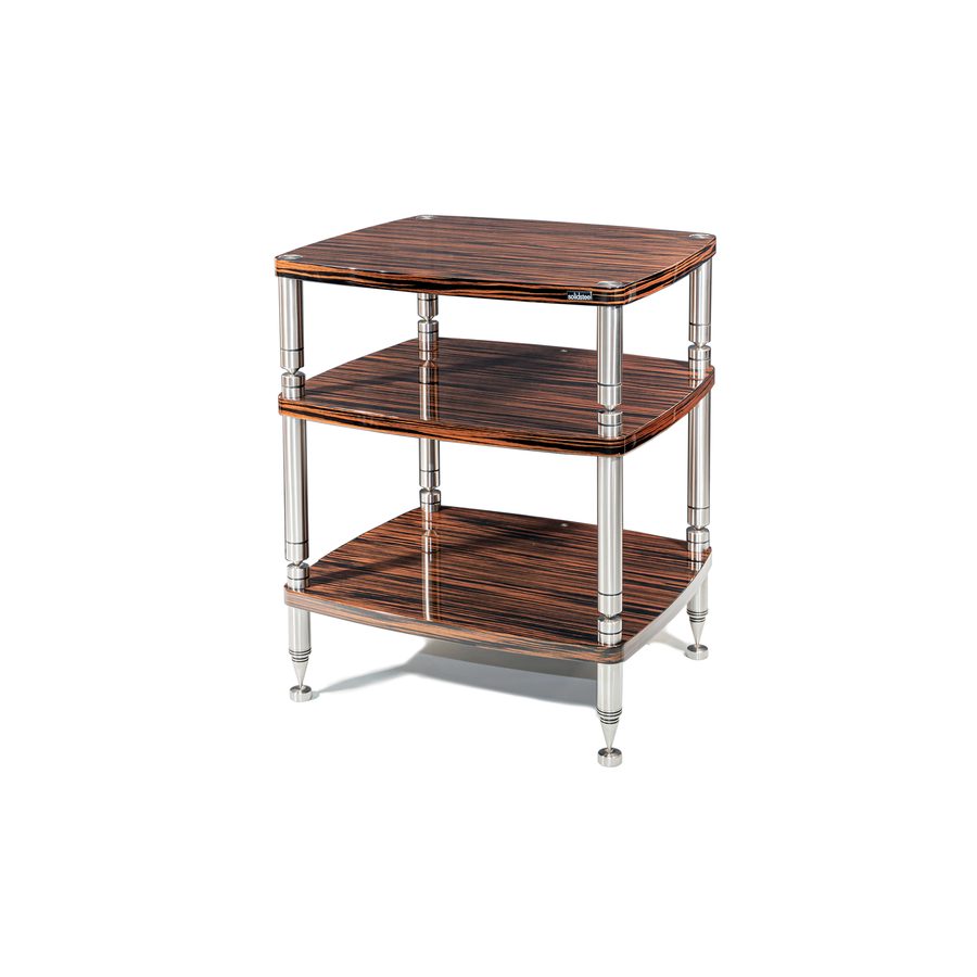 Solidsteel HF-3 rack in ebony macassar
