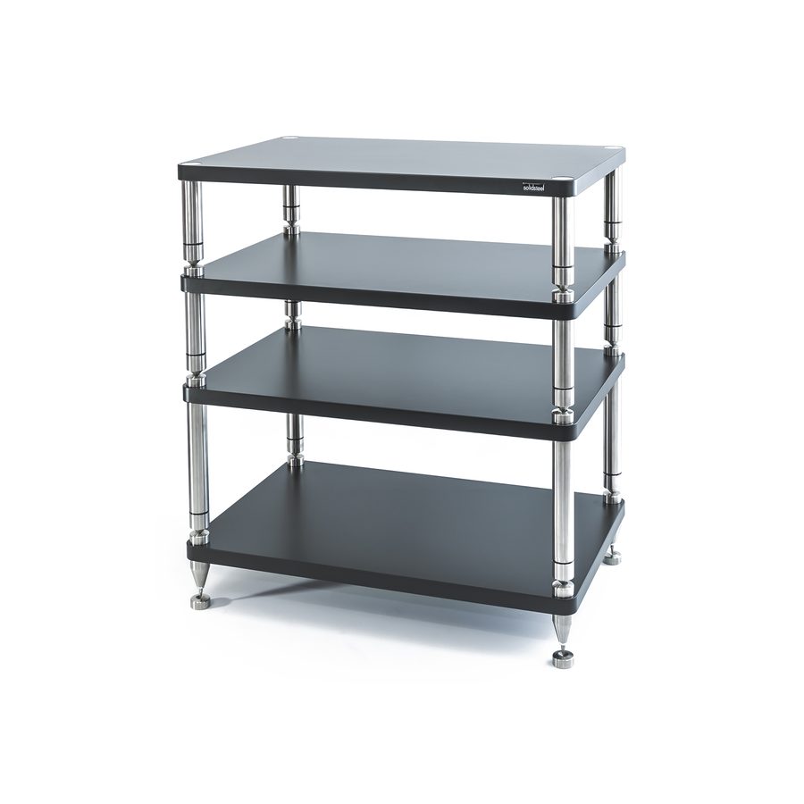 Solidsteel HY-4L wide rack in black